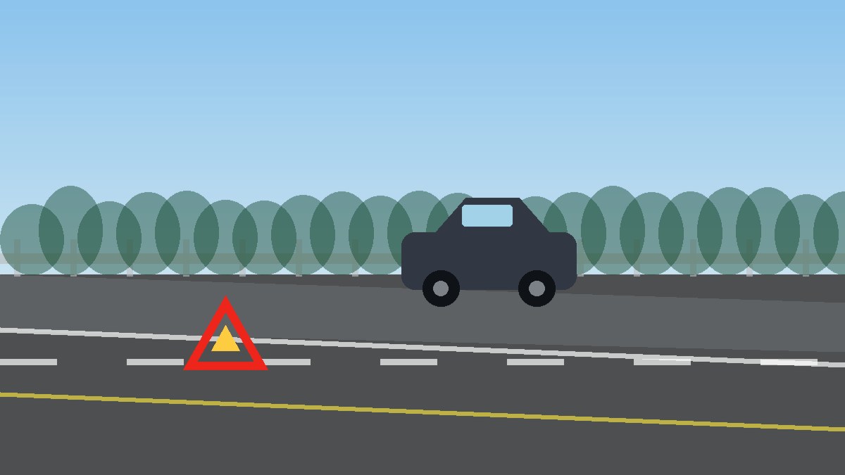 甘南道路故障安全等待现场图